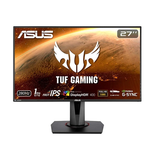 [VG279QM] ASUS TUF VG279QM 27 Inch Full HD 280Hz Gaming Monitor - Black
