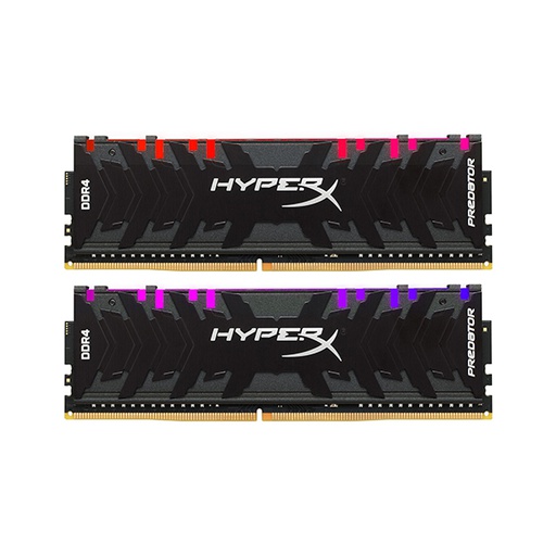 [HX432C16PB3AK2/16] HyperX PREDATOR 16GB(2x8GB) RGB 3200Mhz Memory Kit - Black