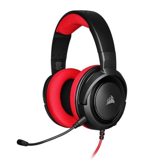 [CA-9011198-NA] Corsair HS35 Stereo Headset - Red