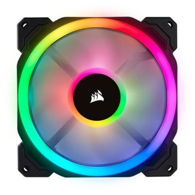 [CO-9050074-WW] CORSAIR LL140 RGB 140mm Dual Light Loop LED PWM Dual Case Fan - Black