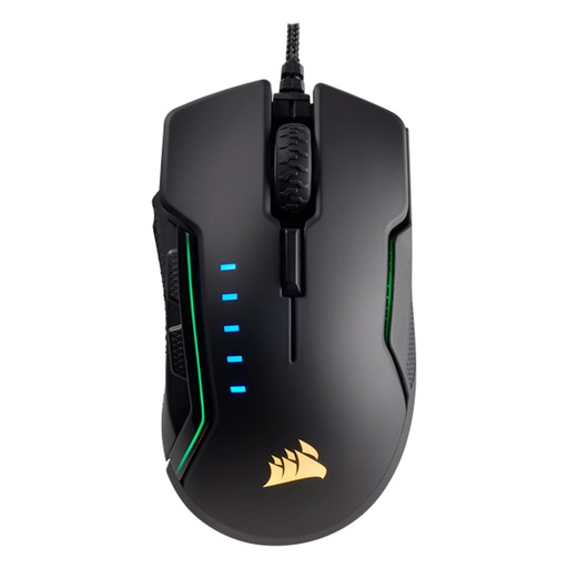 [CH-9302111-NA] CORSAIR GLAIVE RGB Wired Gaming Mouse - Black Aluminum