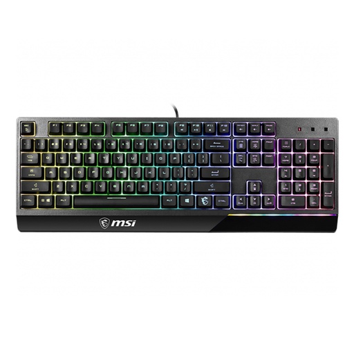 [S11-04AR212-CLA] MSI VIGOR GK30 RGB Wired Arabic Keyboard - Black
