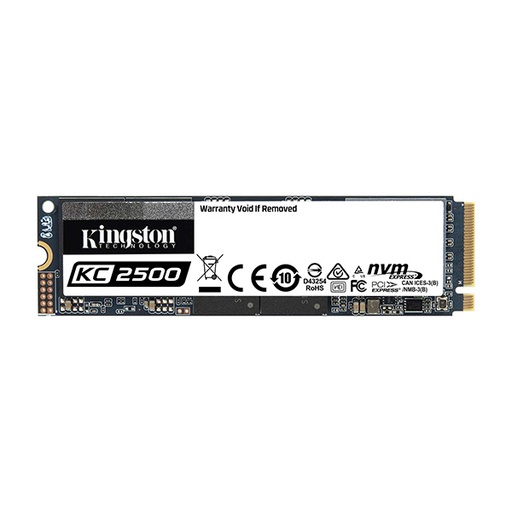 [SKC2500M8/500G] KINGSTON KC2500 500GB 2280 PCIe GEN3x4 NVMe (Up to : R-3500 W-2500) SSD - M.2