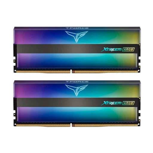 [TF10D416G3200HC16CDC01] TEAM GROUP T-Force XTREEM 16GB(2x8GB) RGB DDR4 3200MHz  Memory Kit - Black