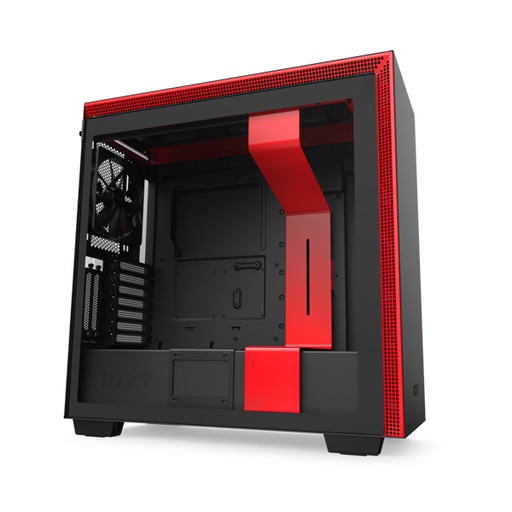 [CA-H710I-BR] NZXT H710i Mid Tower Case - Matte Black Red