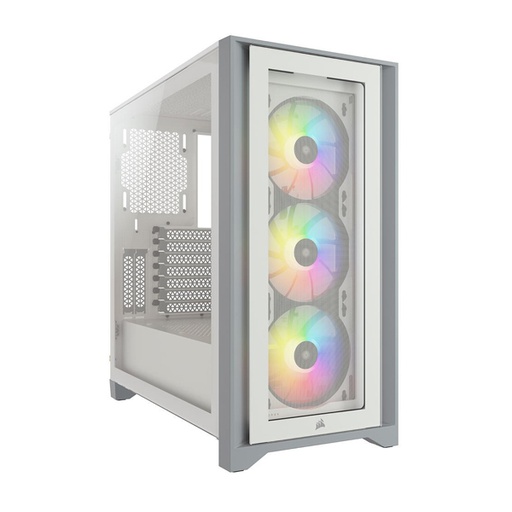 [CC-9011205-WW] Corsair iCUE 4000X RGB Mid Tower Case - White