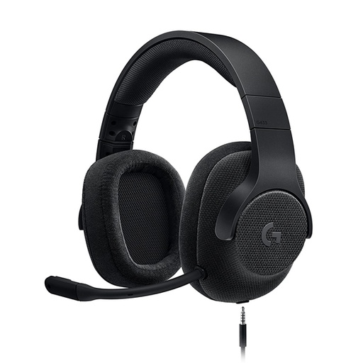 [981-000668] Logitech G433 7.1 Wired Headset with DTS Headphone - Triple Black
