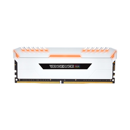 [CMR16GX4M2C3000C15W] CORSAIR VENGEANCE 16GB(8X2) RGB 3000Mhz DDR4 Memory - White