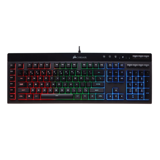 [CH-9206015-NA] CORSAIR K55 RGB Wired Gaming Keyboard - Black