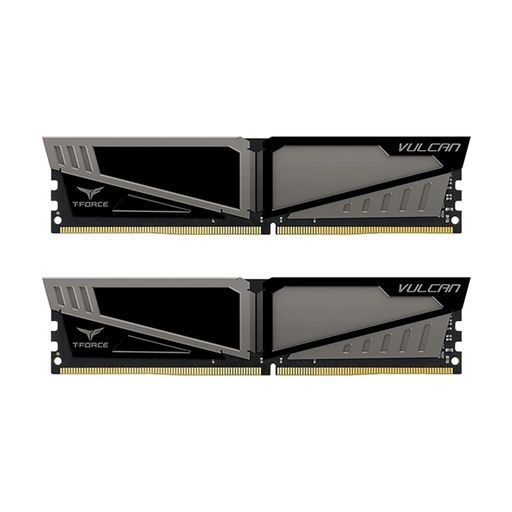 [TLGD48G2666HC15B01] Team T-Force Vulcan 16GB (2 x 8GB) 2666 Desktop Memory - Grey