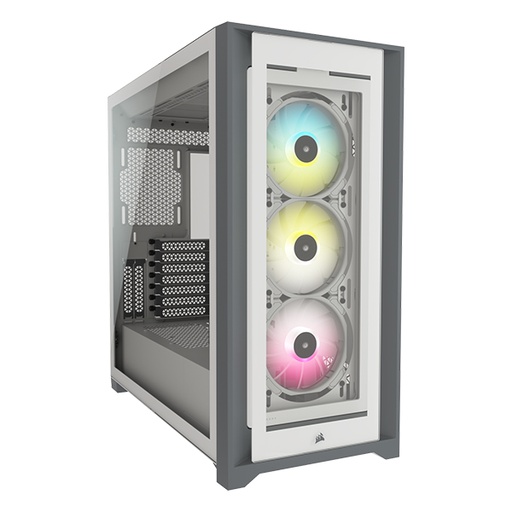 [CC-9011213-WW] Corsair iCUE 5000X RGB Mid-Tower Smart Case - White