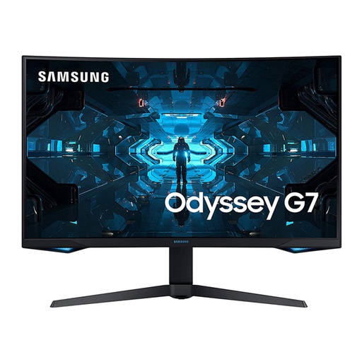 [LC27G75TQSMXUE] SAMSUNG ODYSSEY G7 27 Inch 2K 240Hz HDMI 2 1000R Curved Gaming Monitor - Black