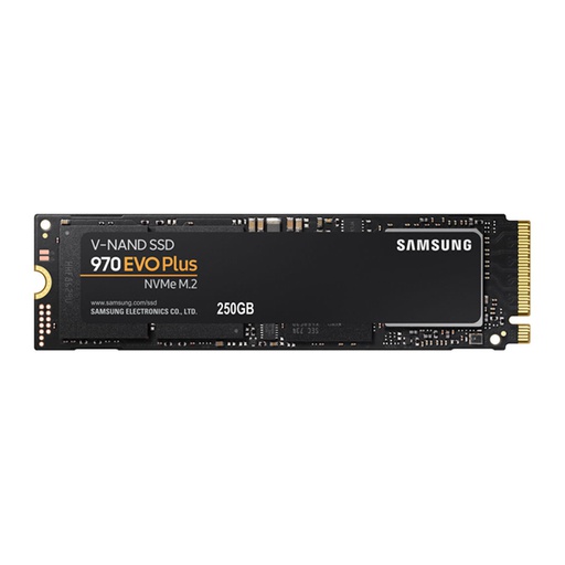 [MZ-V7S250BW-970 EVO Plus] Samsung 970 EVO Plus NVMe M.2 SSD,(R-3500 MB/s W-2300 MB/s)-250GB