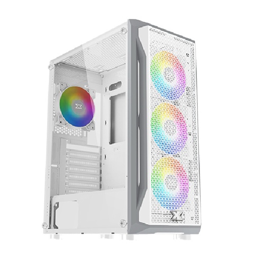 [EN46737] Xigmatek Gaming X Arctic RGB Mid Tower Case - White