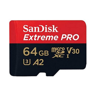 [SDSQXCY-064G-GN6MA] SanDisk 64GB Micro SDXC Extreme Pro 4K - Memory Card