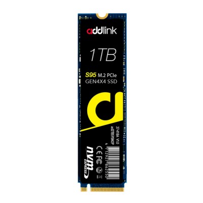 [ad1TBS95M2P] ADDLINK S95 1TB 2280 PCle Gen4x4 NVMe 1.4 SSD(R-7000MB/s , W-5000MB/s) - M.2