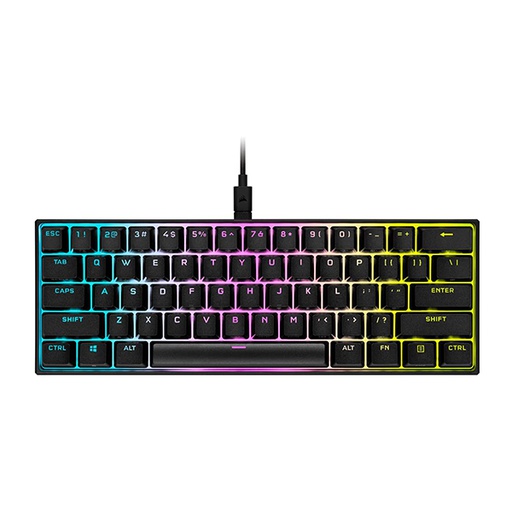 [CH-9194010-NA] CORSAIR K65 MINI RGB Wired MX Red Mechanical Keyboard - Black