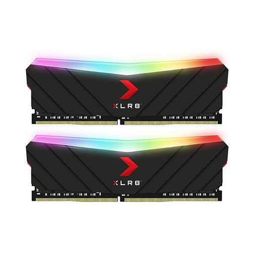 [MD16GK2D4400018XRGB] PNY XLR8 16GB(2x8GB) RGB DDR4 4000MHz Memory Kit - Black