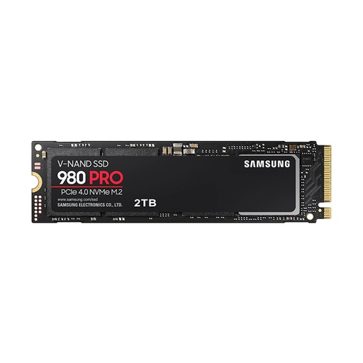 [MZ-V8P2T0BW-980-PRO] SAMSUNG 980 PRO 2TB 2280 PCle 4.0 NVMe (Up to R:7000MB/s , W:5100MB/s) SSD - M.2