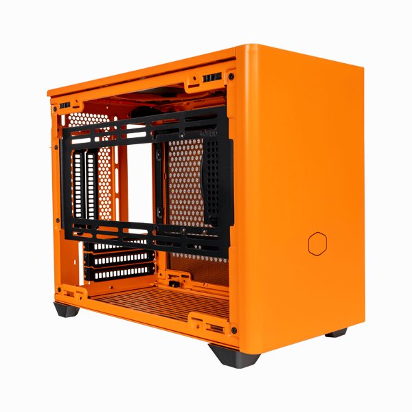 Cooler Master MasterBox NR200P Mini ITX Case - Sunset Orange