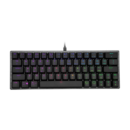 [SK-620-GKTR1-US] Cooler Master SK620 RGB Wired TTC Mechanical Red Switch Keyboard - Space Grey
