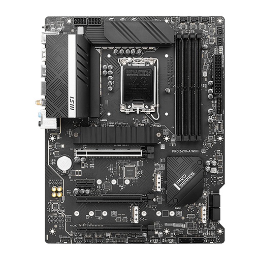 [911-7D25-021] MSI PRO Z690-A WIFI DDR5 ATX Motherboard - Black