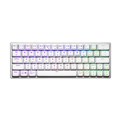 [SK-622-SKTL1-US] Cooler Master SK622 RGB Wireless Low Profile Mechanical Blue Switch Keyboard - White
