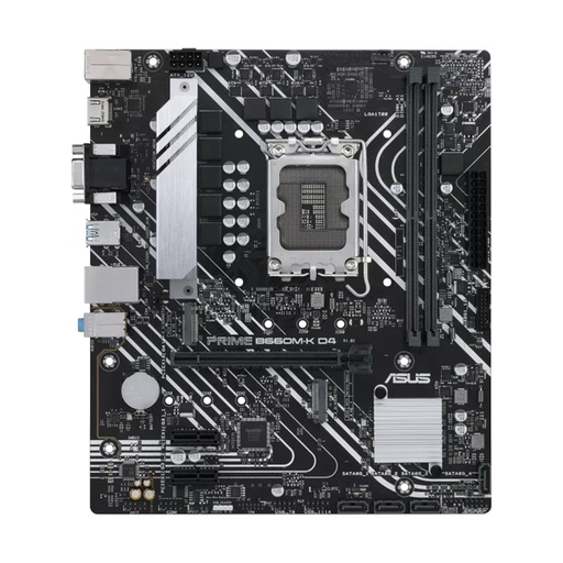 [90MB1950-M0EAY0] ASUS PRIME B660M-K DDR4 Micro ATX Motherboard - Black