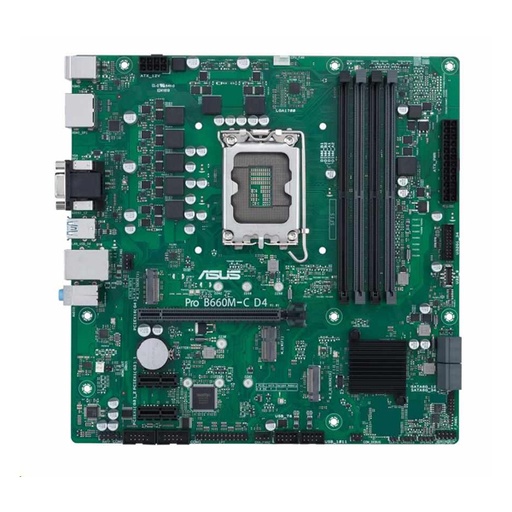 [90MB19B0-M0EAYC] ASUS PRO B660M-C D4-CSM Micro ATX Motherboard