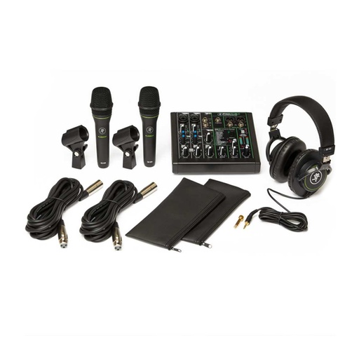 [663961060461] Mackie Performer 6-Channel Mixer With Microphones and Headphone