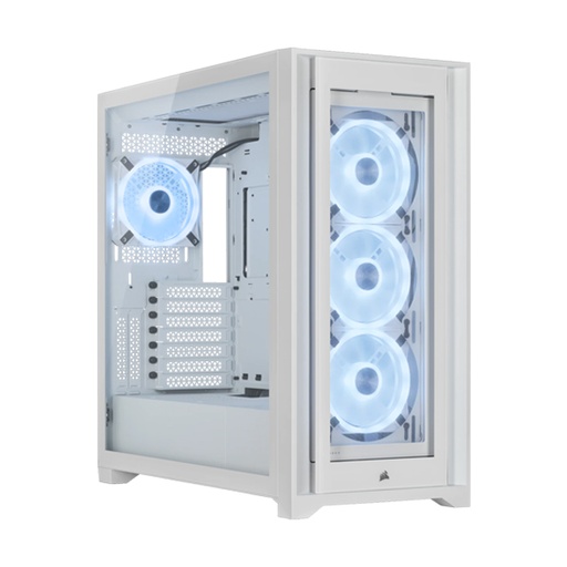 [CC-9011233-WW] Corsair iCUE 5000X RGB QL Edition Mid-Tower ATX Case - True White