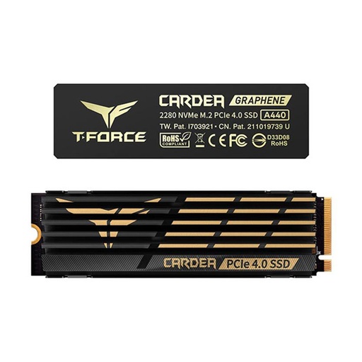 [TM8FPZ001T0C327] TeamGroup T-FORCE CARDEA A440 M.2 2280 PCIe Gen 4.0 SSD - 1TB