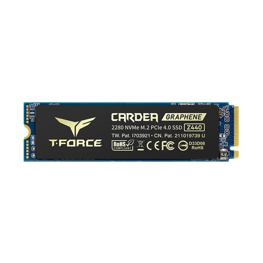 [TM8FP7002T0C311] TEAMGROUP T-Force CARDEA Zero 2TB Z440 PCIe GEN4x4 NVMe (Up to R:5000MB/s , W:4400MB/s) - M.2